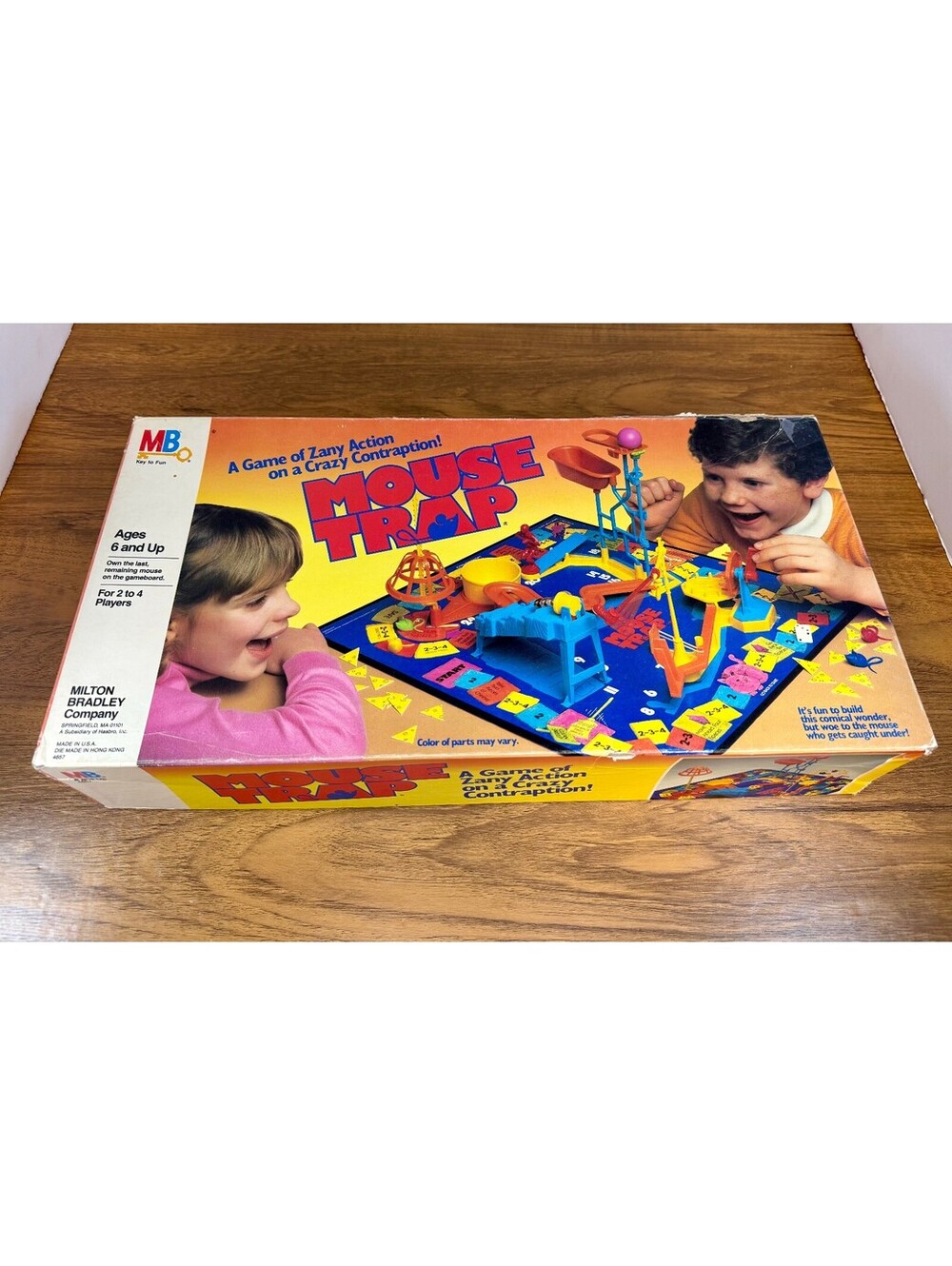 Vintage 1986 Mouse Trap Board Game Milton Bradley #4657 Incomplete 23 Cheese
